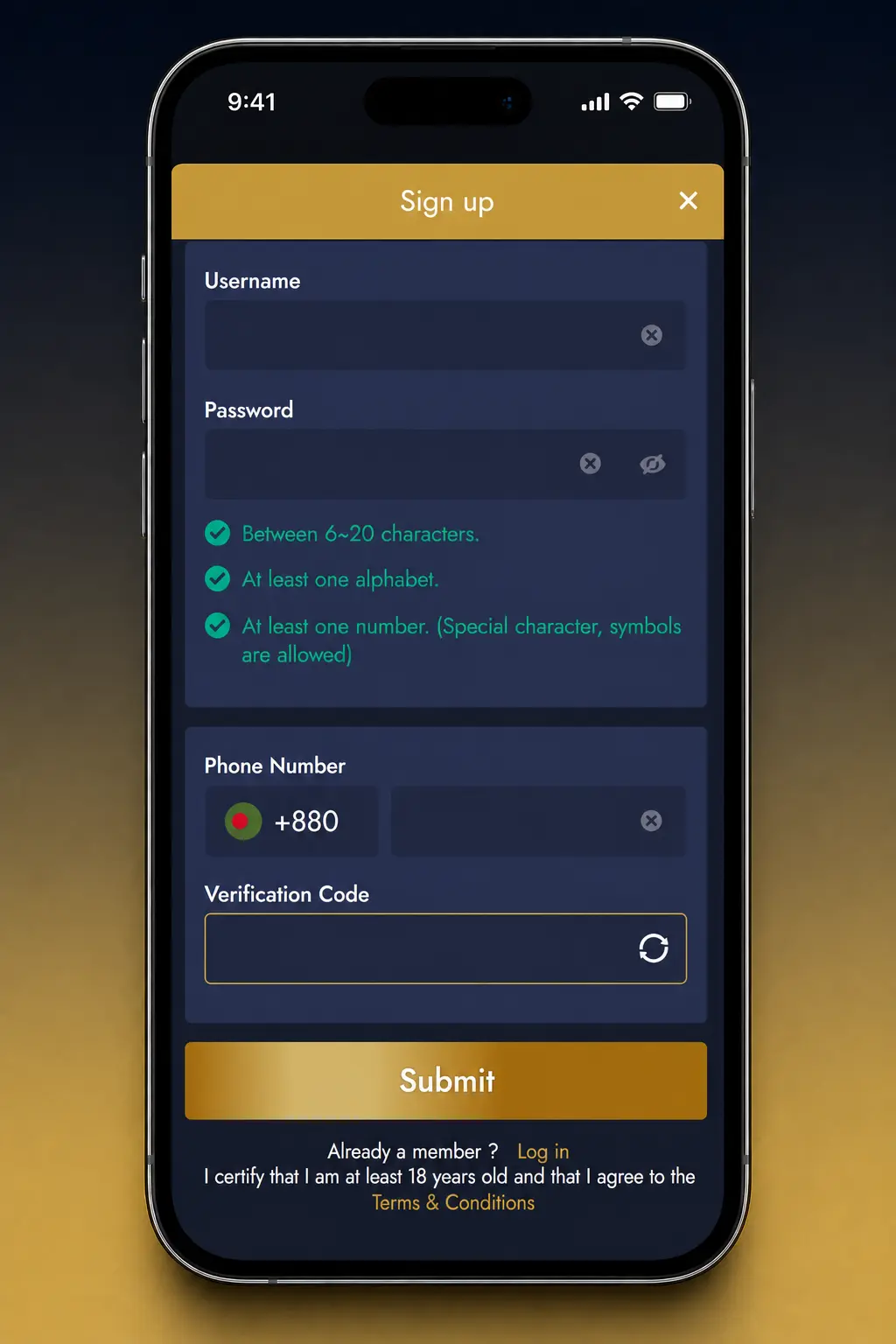 Mega Casino World registration bonus claim guide