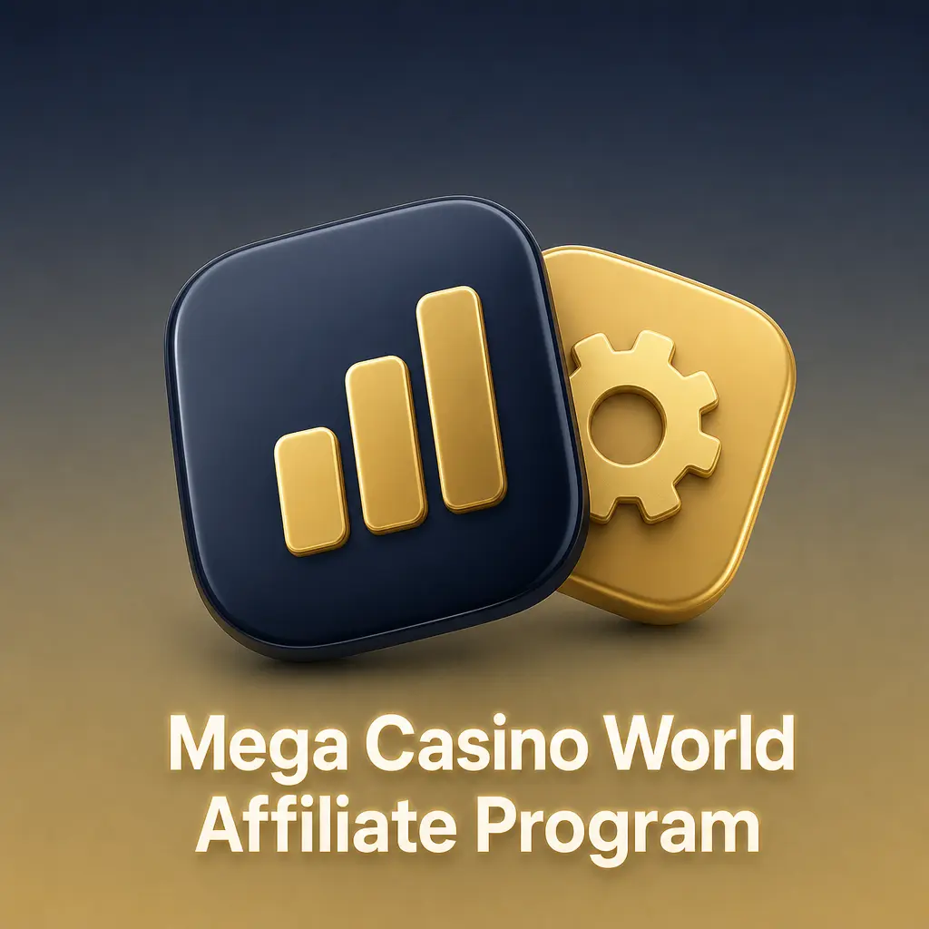 Mega Casino World affiliate program dashboard