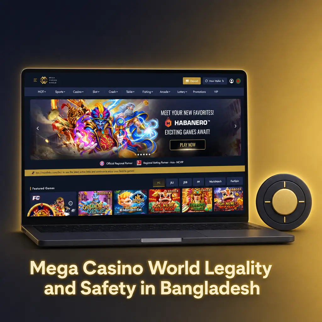 Mega Casino World legality and safety features for Bangladesh players