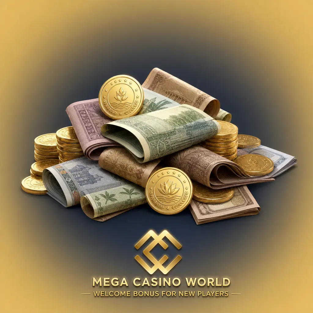 Mega Casino World welcome bonus overview for new players